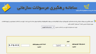 سایت رهگیری مرسولات سازمانی پست